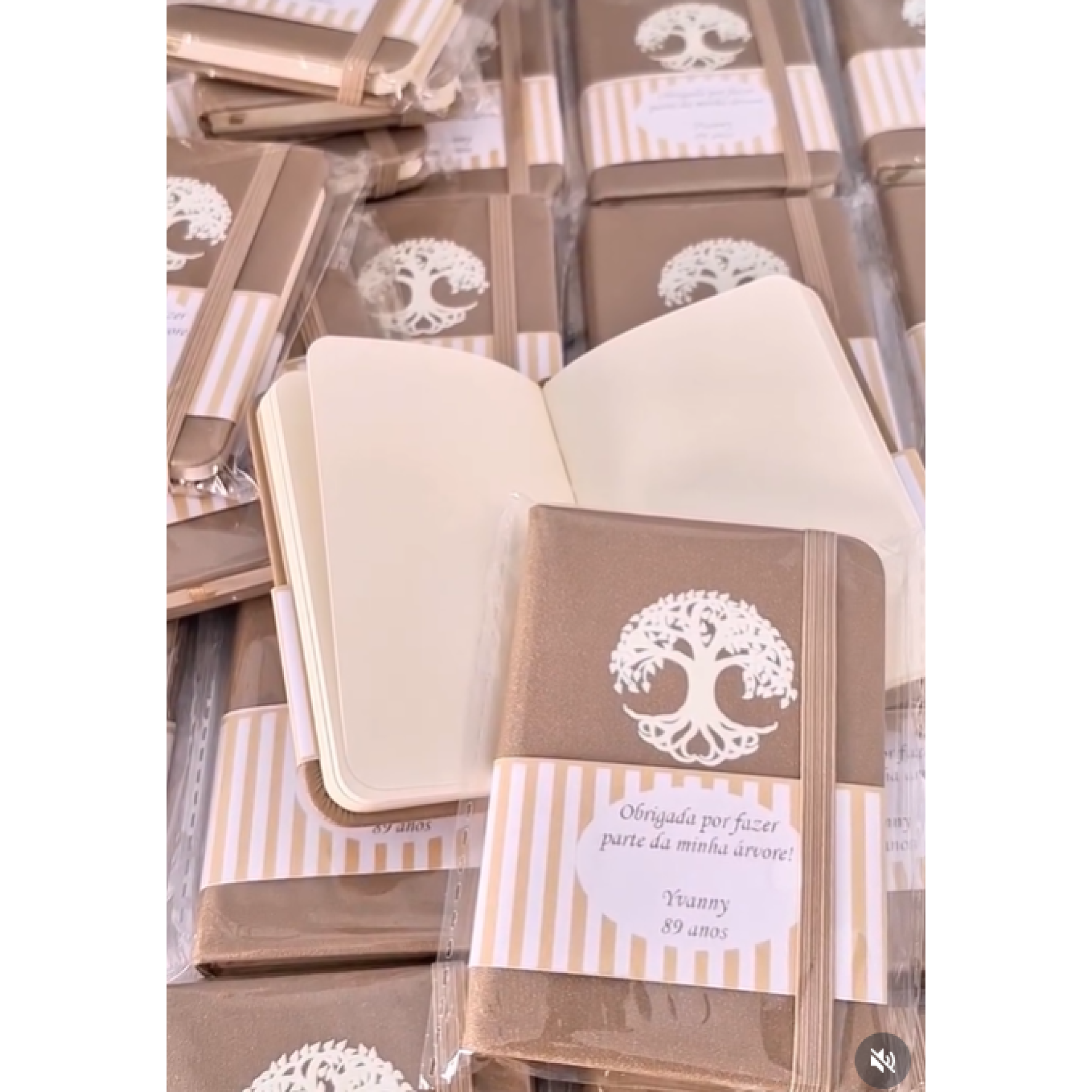 Lembrancinha Caderninho Personalizado MINI CAPA DURA para Aniversário adulto